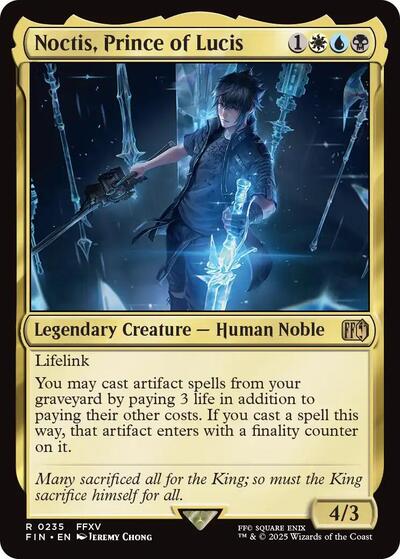 Noctis Prince of Lucis (FIN) #235 Rare (Lightly Played) FINAL FANTASY Magic: 2025