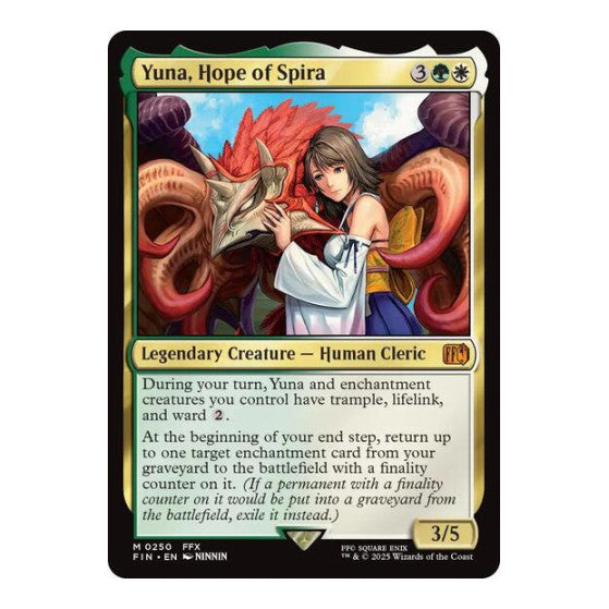 Yuna, Hope of Spira (FIN) #250 Mythic Rare (Near Mint) FINAL FANTASY Magic: The Gathering: 2025