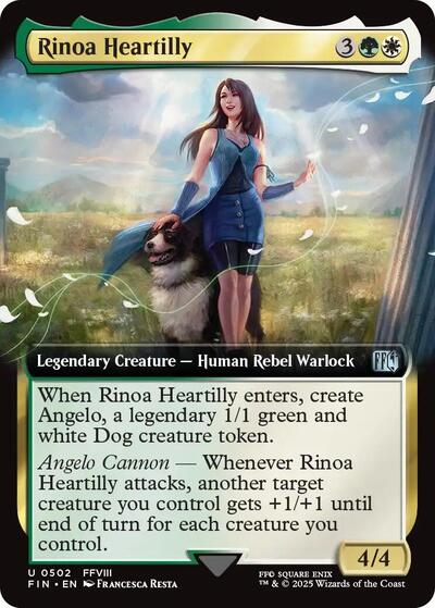 Rinoa Heartilly Extended Art (FIN) #502 Uncommon (Near Mint) FINAL FANTASY Magic: The Gathering: 2025
