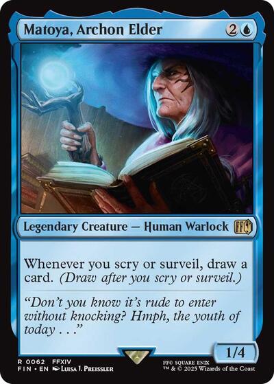Matoya Archon Elder (FIN) #62 Rare (Near Mint) FINAL FANTASY Magic: The Gathering: 2025