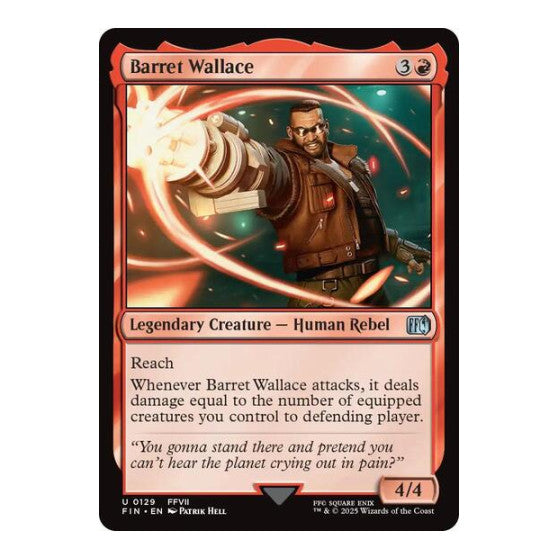 Barret Wallace (FIN) #129 Uncommon FINAL FANTASY Magic: The Gathering: 2025