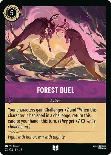 Forest Duel (8) #77/204 Uncommon Reign of Jafar Disney Lorcana: 2025