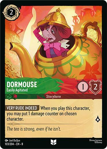 Dormouse - Easily Agitated (8) #103/204 Uncommon Reign of Jafar Disney Lorcana: 2025