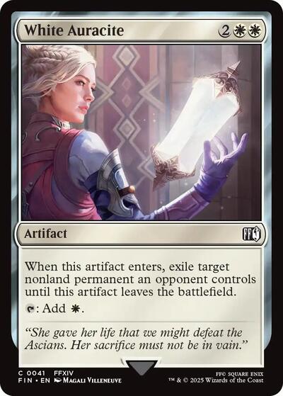 2025 Magic: FINAL FANTASY (FIN) - White Auracite (#41, Common)