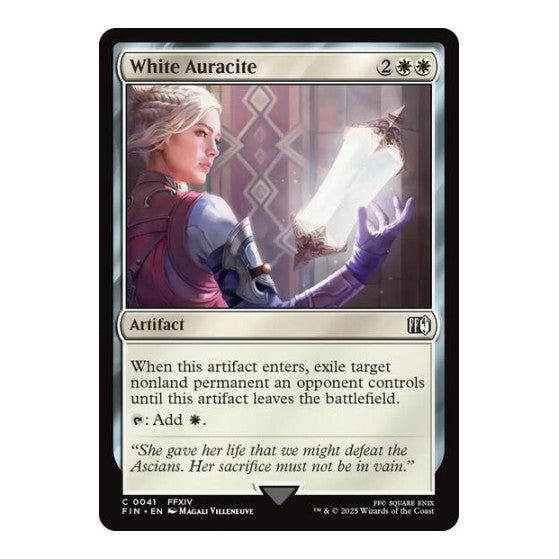 White Auracite (FIN) #41 Common FINAL FANTASY Magic: The Gathering: 2025