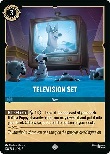Television Set (8) #178/204 Common Reign of Jafar Disney Lorcana: 2025