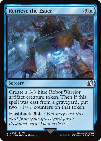 Retrieve the Esper (FIN) #68 Common FINAL FANTASY Magic: The Gathering: 2025