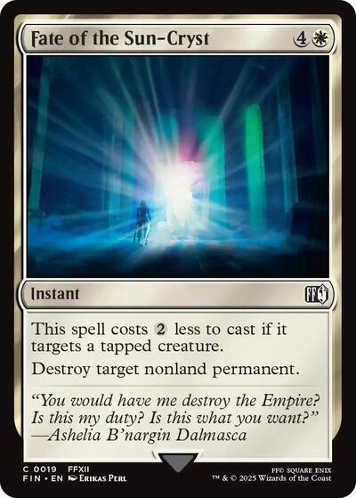 Fate of the Sun Cryst (FIN) #19 Common FINAL FANTASY Magic: The Gathering: 2025