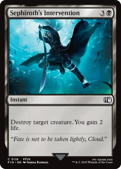 Sephiroths Intervention (FIN) #116 Common FINAL FANTASY Magic: The Gathering: 2025