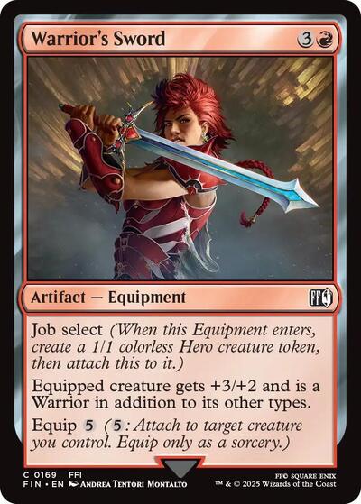 Warriors Sword (FIN) #169 Common FINAL FANTASY Magic: The Gathering: 2025