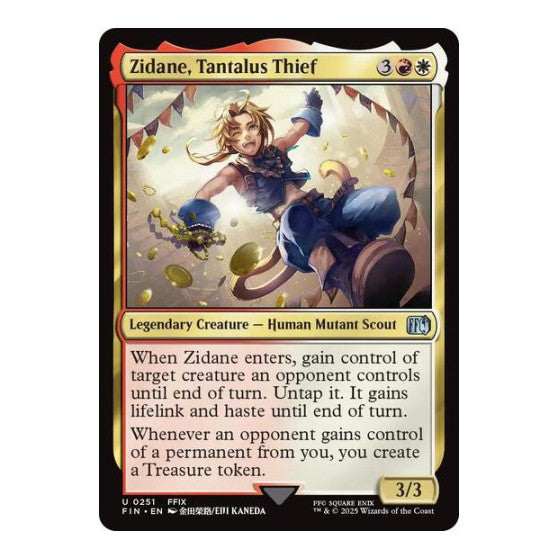 Zidane, Tantalus Thief (FIN) #251 Uncommon FINAL FANTASY Magic: The Gathering: 2025