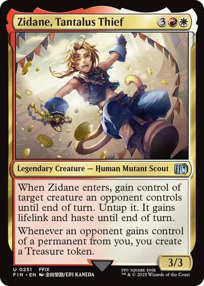 2025 Magic: FINAL FANTASY (FIN) - Zidane Tantalus Thief (#251, Uncommon)