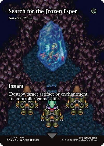 Search for the Frozen Esper Natures Claim Showcase (FCA) #47 Uncommon (Lightly Played) FINAL FANTASY: Through the Ages Magic: The Gathering: 2025