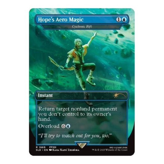 Hope's Aero Magic - Cyclonic Rift (SLD) #1869 Rare (Near Mint) Secret Lair Drop Series Magic: The Gathering: 2026