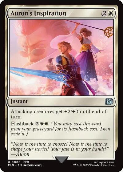 Aurons Inspiration (FIN) #8 Uncommon FINAL FANTASY Magic: The Gathering: 2025