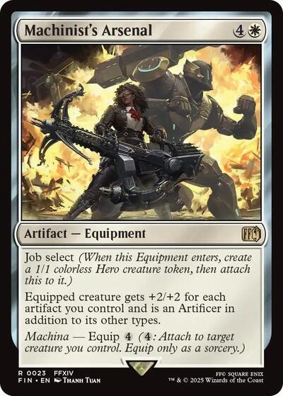 Machinists Arsenal (FIN) #23 Rare FINAL FANTASY Magic: The Gathering: 2025