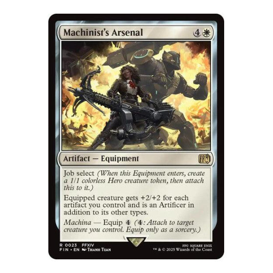 Machinist's Arsenal (FIN) #23 Rare (Lightly Played) FINAL FANTASY Magic: The Gathering: 2025