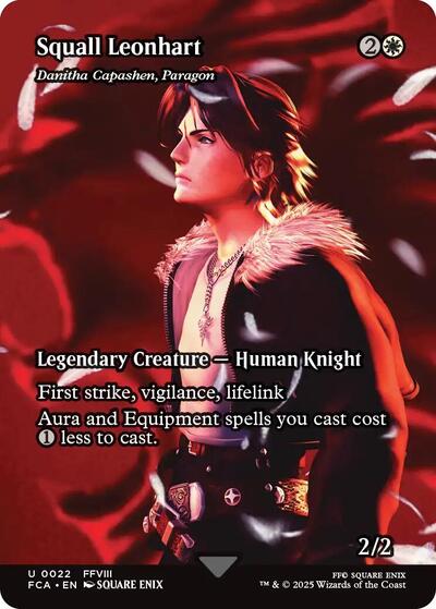 Squall Leonhart Danitha Capashen Paragon Showcase (FCA) #22 Uncommon (Lightly Played) FINAL FANTASY: Through the Ages Magic: The Gathering: 2025