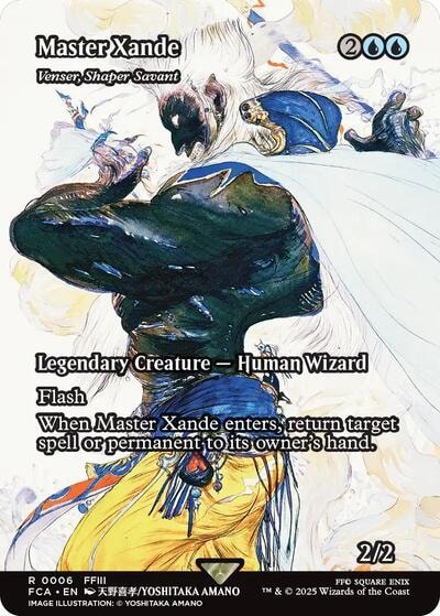 Master Xande Venser Shaper Savant Showcase (FCA) #6 Rare FINAL FANTASY: Through the Ages Magic: The Gathering: 2025