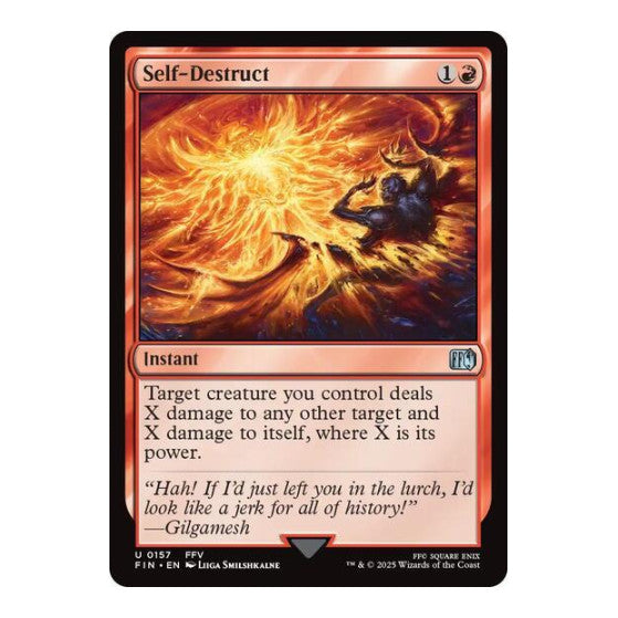 Self-Destruct (FIN) #157 Uncommon FINAL FANTASY Magic: The Gathering: 2025