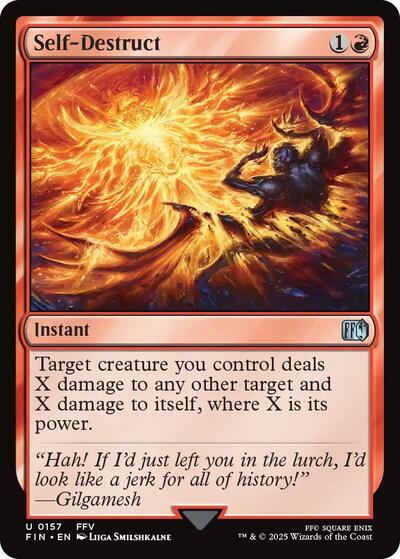 Self Destruct (FIN) #157 Uncommon FINAL FANTASY Magic: The Gathering: 2025