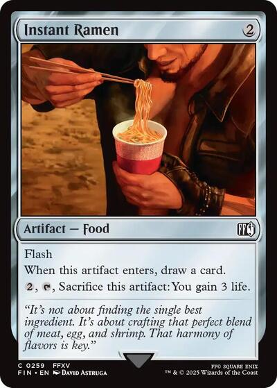 Instant Ramen (FIN) #259 Common FINAL FANTASY Magic: The Gathering: 2025