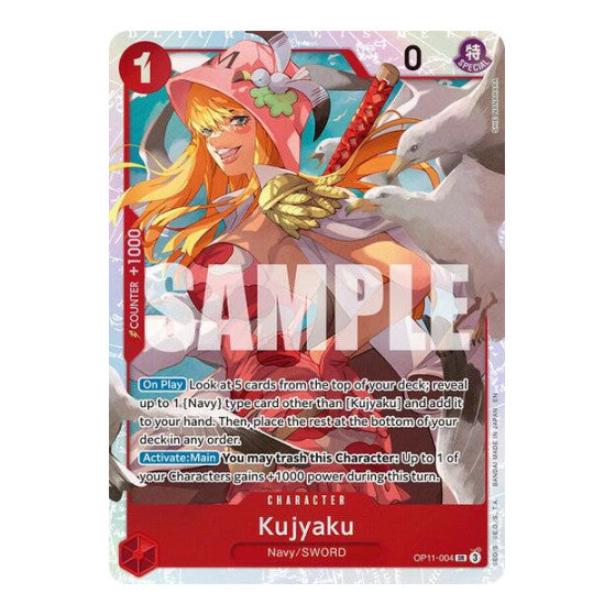 Kujyaku (OP11) #OP11-004 Super Rare (Foil Lightly Played) A Fist of Divine Speed One Piece Card Game: 2025