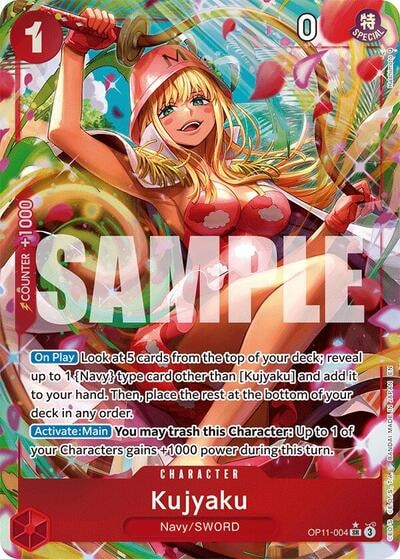 Kujyaku Alternate Art (OP11) #OP11-004 Secret Rare (Foil Near Mint) A Fist of Divine Speed One Piece Card Game: 2025