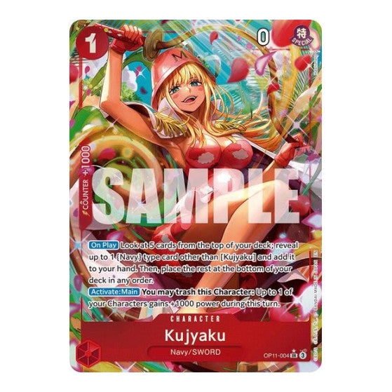 Kujyaku (Alternate Art) (OP11) #OP11-004 Super Rare (Foil Near Mint) A Fist of Divine Speed One Piece Card Game: 2025