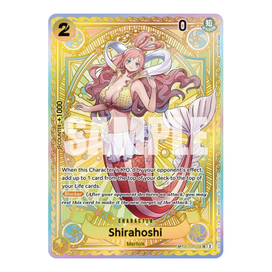 Shirahoshi (SP) (OP11) #EB01-057 Super Rare (Foil Near Mint) A Fist of Divine Speed One Piece Card Game: 2025
