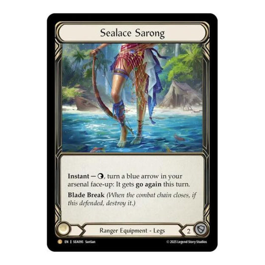 Sealace Sarong () #SEA095 Legendary (Rainbow Foil Damaged) High Seas Flesh and Blood TCG: 2025