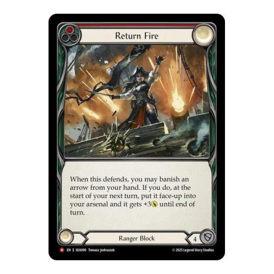Return Fire () #SEA099 Majestic High Seas Flesh and Blood TCG: 2025