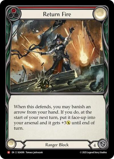 Return Fire () #SEA099 Majestic High Seas Flesh and Blood TCG: 2025