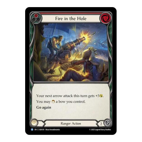 Fire in the Hole () #SEA101 Rare High Seas Flesh and Blood TCG: 2025
