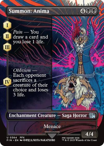 Summon Anima Borderless (FIN) #364 Uncommon FINAL FANTASY Magic: The Gathering: 2025
