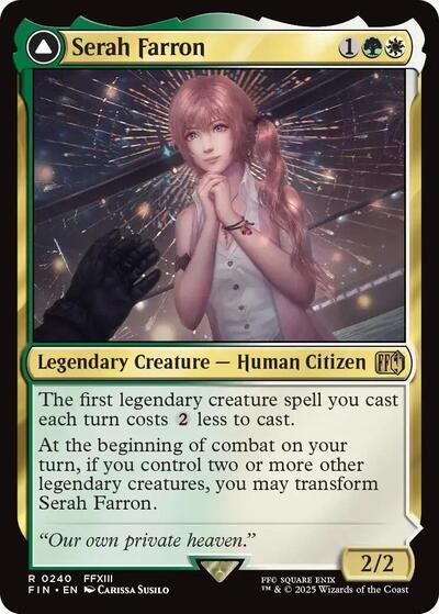Serah Farron (FIN) #240 Rare (Lightly Played) FINAL FANTASY Magic: The Gathering: 2025