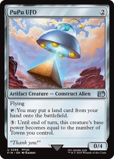 PuPu UFO (FIN) #266 Uncommon (Lightly Played) FINAL FANTASY Magic: The Gathering: 2025