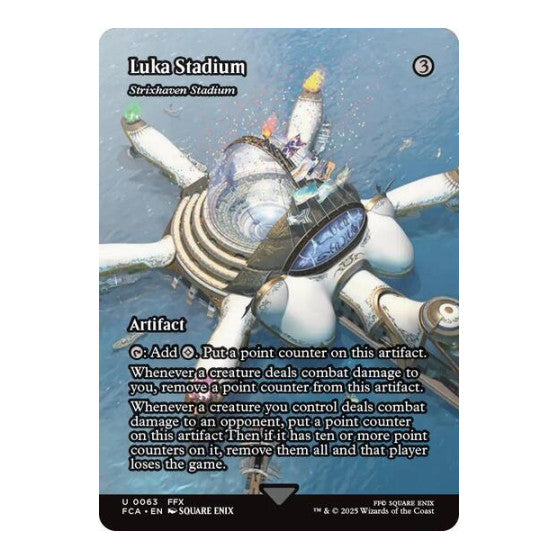 Luka Stadium - Strixhaven Stadium (Showcase) (Misprint) (FCA) #63 Uncommon (Lightly Played) FINAL FANTASY: Through the Ages Magic: The Gathering: 2025