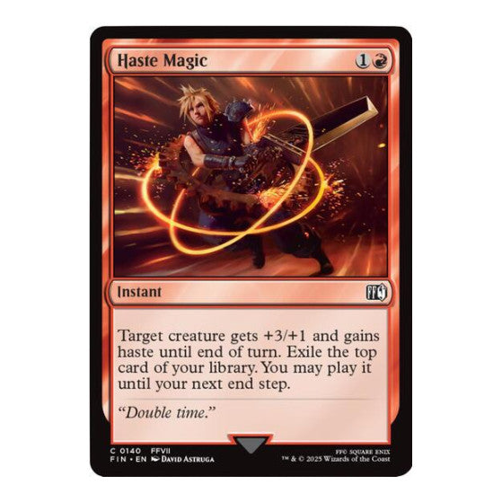 Haste Magic (FIN) #140 Common FINAL FANTASY Magic: The Gathering: 2025