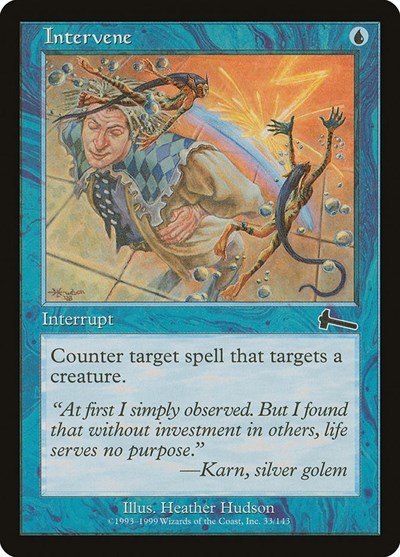 Intervene (ULG) #33 Common Urza's Legacy Magic: The Gathering: 1999