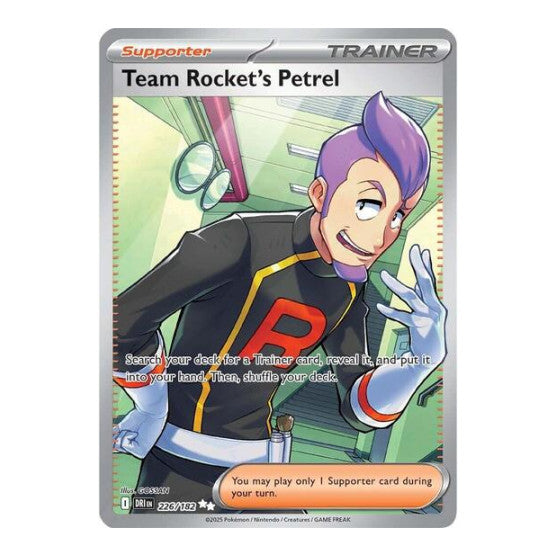 Team Rocket's Petrel - 226/182 (DRI) #226/182 Ultra Rare (Holofoil Near Mint) SV10: Destined Rivals Pokemon: 2025