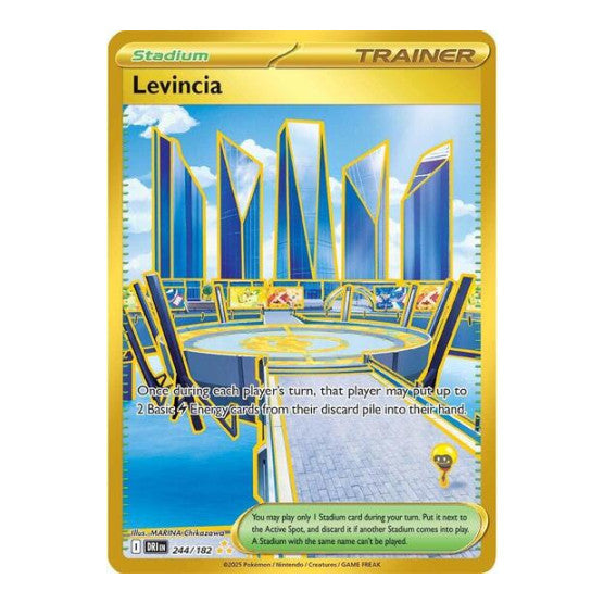 Levincia (DRI) #244/182 Hyper Rare (Holofoil Lightly Played) SV10: Destined Rivals Pokemon: 2025