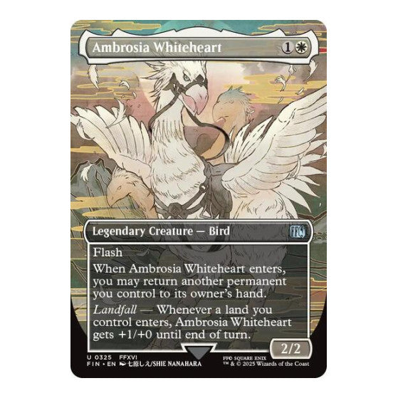 Ambrosia Whiteheart (Borderless) (FIN) #325 Uncommon FINAL FANTASY Magic: The Gathering: 2025