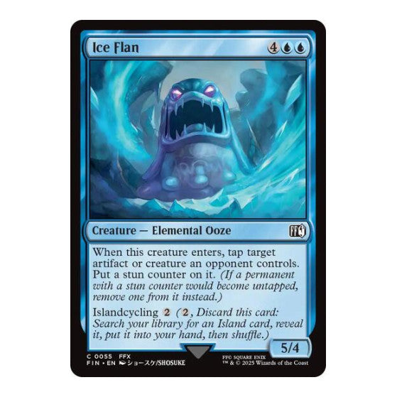 Ice Flan (FIN) #55 Common FINAL FANTASY Magic: The Gathering: 2025