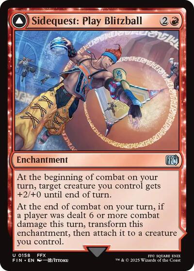 Sidequest Play Blitzball (FIN) #158 Uncommon FINAL FANTASY Magic: The Gathering: 2025