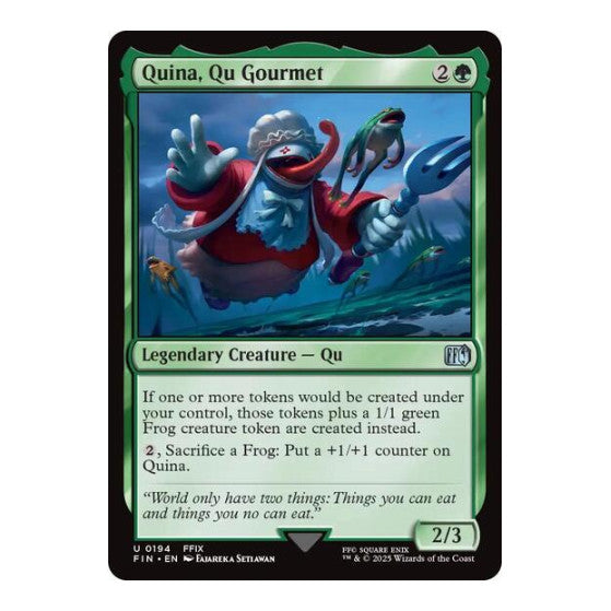 Quina, Qu Gourmet (FIN) #194 Uncommon FINAL FANTASY Magic: The Gathering: 2025