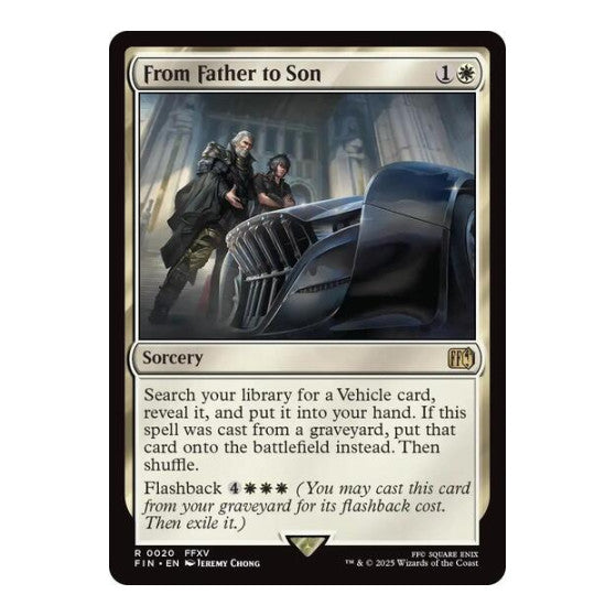 From Father to Son (FIN) #20 Rare (Foil Near Mint) FINAL FANTASY Magic: The Gathering: 2025