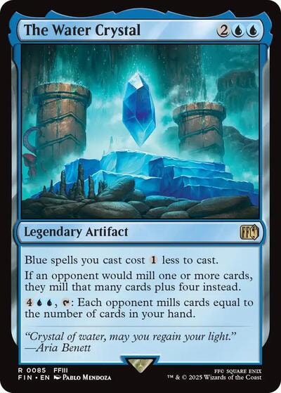 The Water Crystal (FIN) #85 Rare FINAL FANTASY Magic: The Gathering: 2025