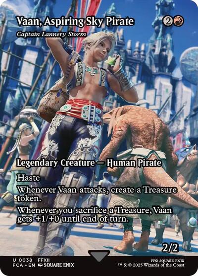 Vaan Aspiring Sky Pirate Captain Lannery Storm Showcase (FCA) #38 Uncommon (Lightly Played) FINAL FANTASY: Through the Ages Magic: The Gathering: 2025