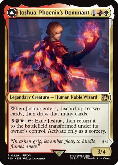 Joshua, Phoenix's Dominant (FIN) #229 Rare FINAL FANTASY Magic: The Gathering: 2025